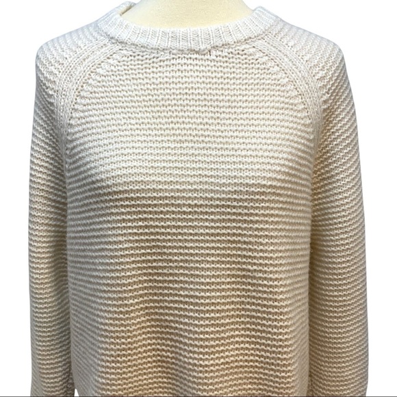 A New Day Ivory Waffle Knit Cozy Sweater - Picture 2 of 11